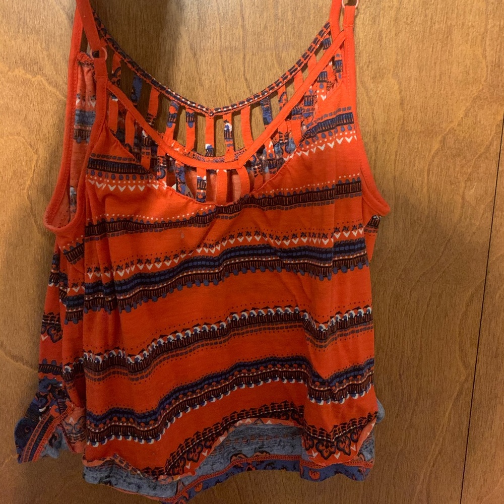 aztec patterned crop top